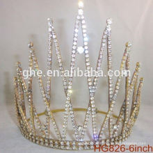 Pérola beleza representação coroa e tiaras de diamante de strass tiara de casamento coroa de coroa coroas personalizadas